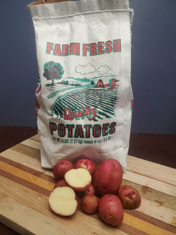 Potatoes, Red Pontiac - 5 Lbs - Lathe & Lambsquarters Farm