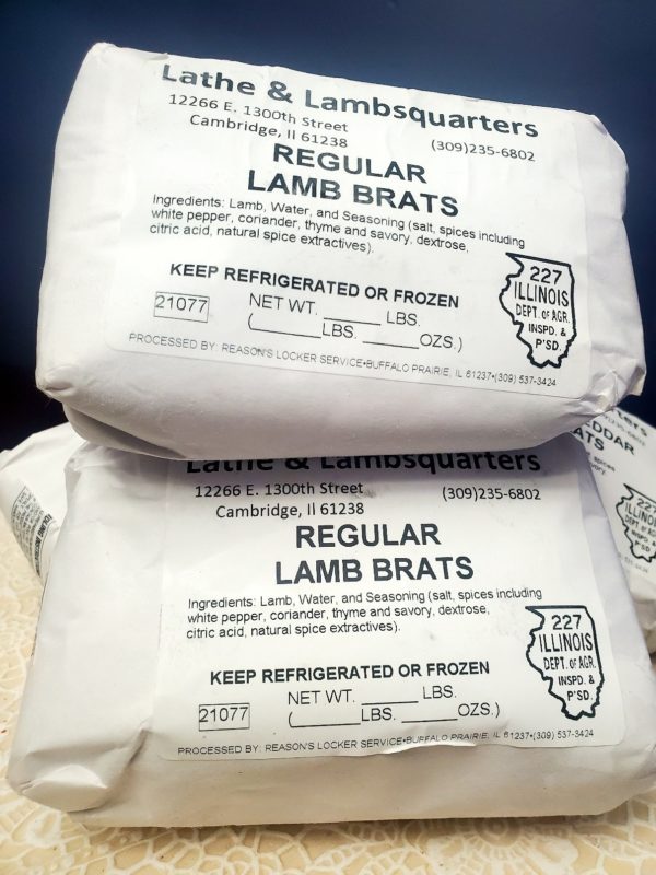 Lamb, Regular Brats - 1 pack of 4 - Lathe & Lambsquartetrs
