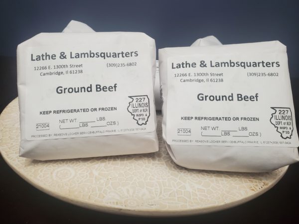 Beef, Grass Finished Dexter Ground Beef - 1lbs- Lathe & Lambsquarters