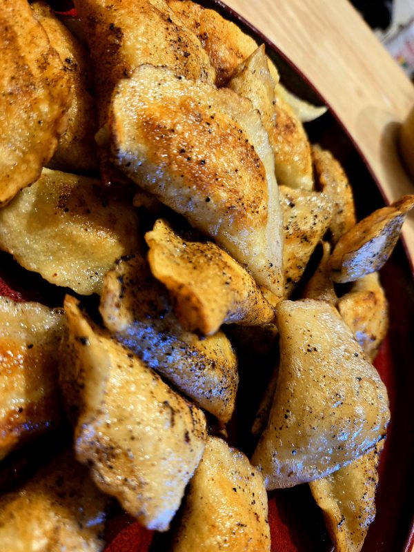 Pierogi , Black Pepper Garlic Chive - 2 lb Frozen - Lathe & Lambsquarters