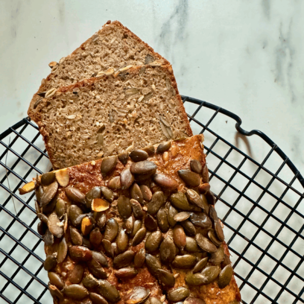 Bread, Seeded Rugbrød - half loaf - the Mad Farmers Garden